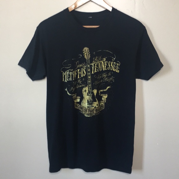 Memphis Tennessee Home of the Blues Graphic Tee - Picture 1 of 4